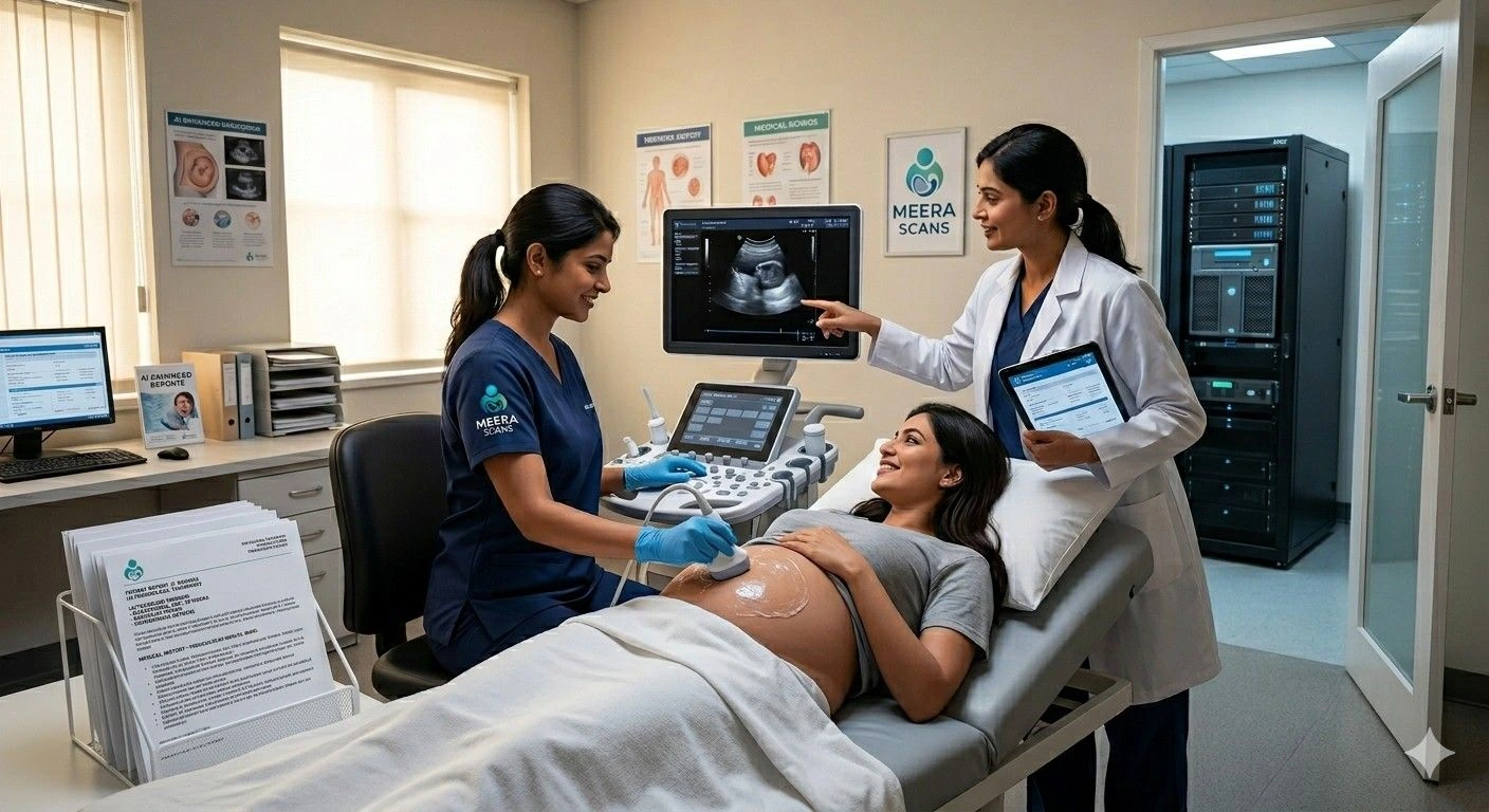 AI healthcare Madurai precision diagnostics fast diagnostic reports Madurai at Meera Scans high-tech scan centre